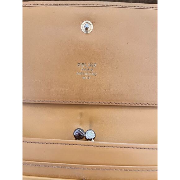 Céline Macadam Long wallet Classic Brown w/Tan leather trim - Picture 6 of 13